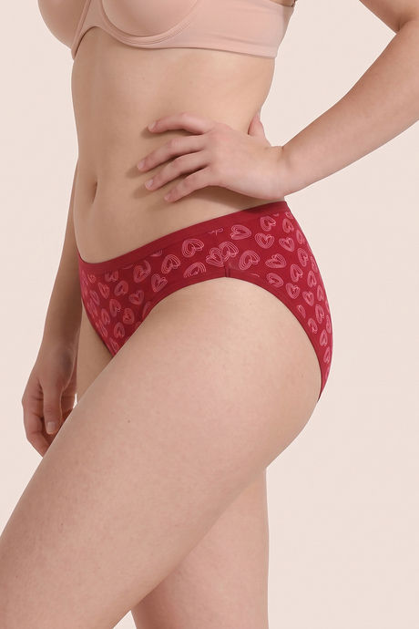 Zivame Regular Rise Full Coverage Bikini Panty (Pack of 3) - Multicolor — image 3
